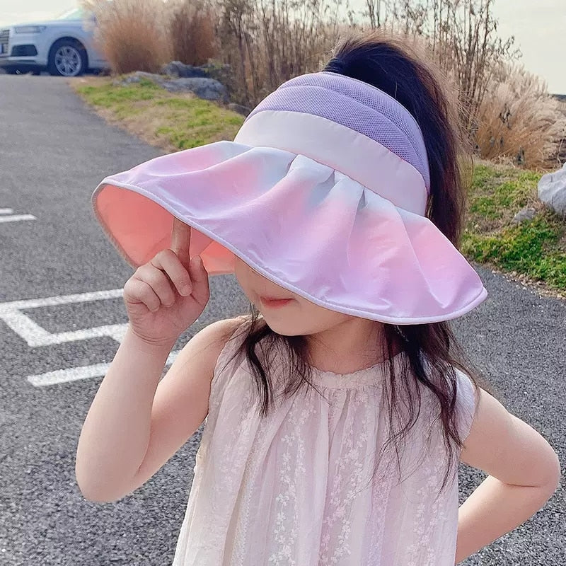 Beach Butterfly Ponytail Visor