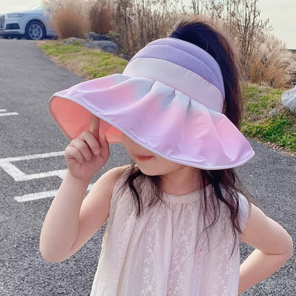 Beach Butterfly Ponytail Visor