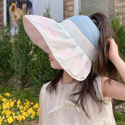 Beach Butterfly Ponytail Visor