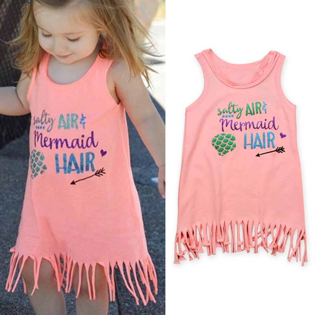 Salty Air Mermaid Hair Swimsuit Cover Up Dress